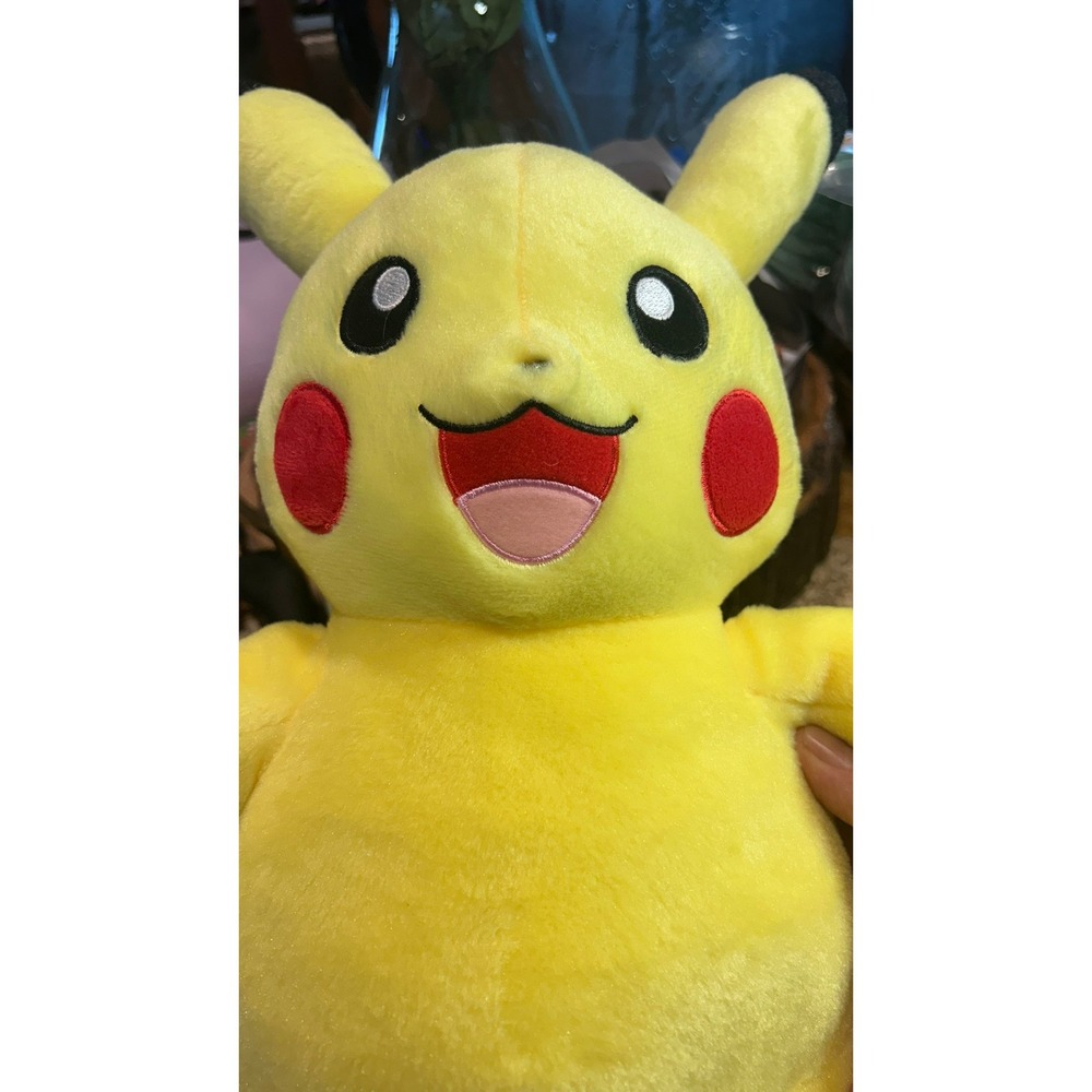 Build-A-Bear Pokemon Pikachu Plush 12 inch approx Yellow Stuffed Animal - Picture 2 of 9